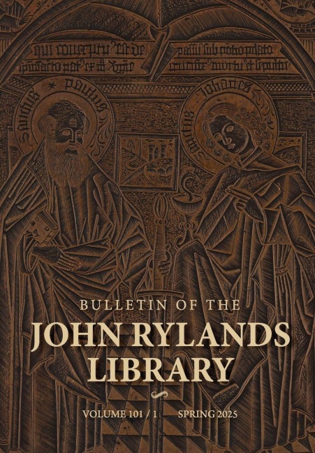 Bulletin of the John Rylands Library 101/1 - Fred Schurink