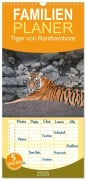 Familienplaner 2025 - Tiger von Ranthambore mit 5 Spalten (Wandkalender, 21 x 45 cm) CALVENDO - Robert Styppa