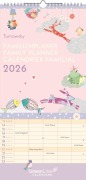 GreenLine Turnowsky 2026 Familienplaner -Wandkalender - Familien-Kalender - 22x45 - 