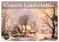 Gemalte Landschaften (Tischkalender 2025 DIN A5 quer), CALVENDO Monatskalender - Elisabeth Stanzer