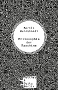 Cover-Bild zum Titel 'Philosophie der Maschine' von 'Martin Burckhardt'