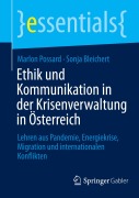Cover-Bild zum Titel 'Ethik und Kommunikation in der Krisenverwaltung in Österreich' von 'Marlon Possard, Sonja Bleichert'