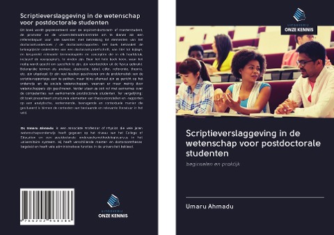 Scriptieverslaggeving in de wetenschap voor postdoctorale studenten - Umaru Ahmadu