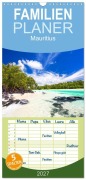 Cover-Bild zum Titel 'Familienplaner 2027 - Mauritius mit 5 Spalten (Wandkalender, 21 x 45 cm) CALVENDO' von 'Jenny Sturm'