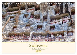 Cover-Bild zum Titel 'Sulawesi Im Reich der Torajas (Wandkalender 2026 DIN A4 quer), CALVENDO Monatskalender' von 'Thomas Leonhardy'