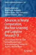 Cover-Bild zum Titel 'Advances in Neural Computation, Machine Learning, and Cognitive Research IX' von ''