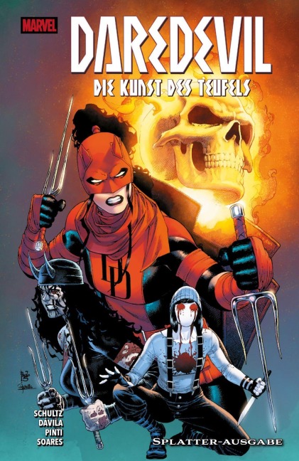 Daredevil: Die Kunst des Teufels Splatter-Ausgabe - Erica Schultz, Sergio Dávila, José Luís Soares, Valentina Pinti