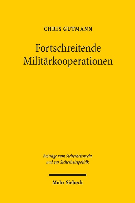 Fortschreitende Militärkooperationen - Chris Gutmann