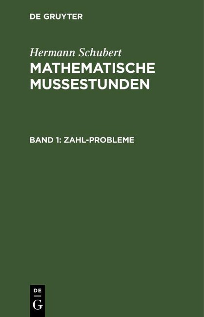 Zahl-Probleme - Hermann Schubert