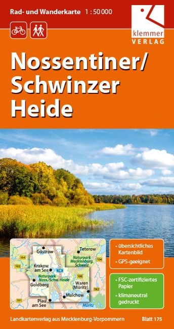 Rad- und Wanderkarte Nossentiner/Schwinzer Heide 1:50.000 - 