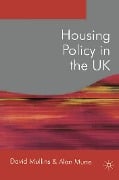 Cover-Bild zum Titel 'Housing Policy in the UK' von 'David Mullins, Alan Murie'