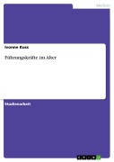 Cover-Bild zum Titel 'Führungskräfte im Alter' von 'Ivonne Kuss'
