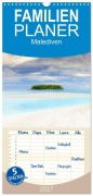 Cover-Bild zum Titel 'Familienplaner 2027 - Malediven, Perle im Indischen Ozean mit 5 Spalten (Wandkalender, 21 x 45 cm) CALVENDO' von 'Tilo Grellmann Photography'