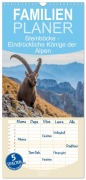 Cover-Bild zum Titel 'Familienplaner 2027 - Steinböcke - Eindrückliche Könige der Alpen mit 5 Spalten (Wandkalender, 21 x 45 cm) CALVENDO' von 'Michaela Kramer'