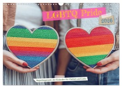 Cover-Bild zum Titel 'LGBTQ Pride - Regenbogenzeit, der Kalender für Vielfalt und Liebe (Wandkalender 2026 DIN A3 quer), CALVENDO Monatskalender' von 'Mb Fotografie'