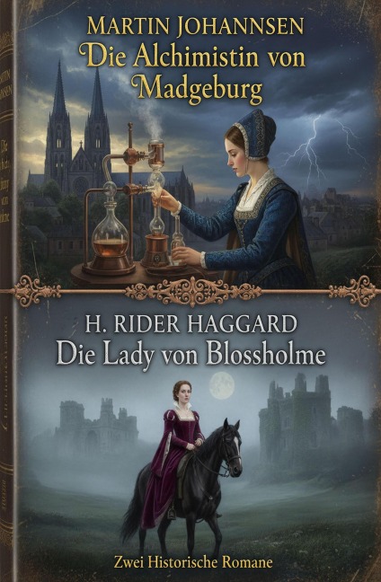Zwei Historische Romane: Die Alchimistin von Magdeburg / Die Lady von Blossholme - Martin Johannsen, H. Rider Haggard