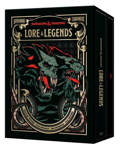 Lore & Legends [Special Edition, Boxed Book & Ephemera Set] - Michael Witwer, Kyle Newman, Jon Peterson, Sam Witwer, Official Dungeons & Dragons Licensed