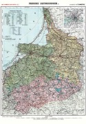 Cover-Bild zum Titel 'Historische Karte: Provinz Ostpreussen ­ um 1910 (Plano)' von 'Friedrich H. Handtke'