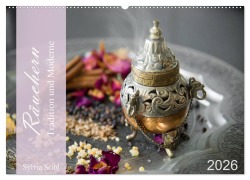 Cover-Bild zum Titel 'Räuchern Tradition und Moderne (Wandkalender 2026 DIN A2 quer), CALVENDO Monatskalender' von 'Crystallights By Sylvia Seibl'
