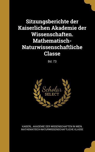 GER-SITZUNGSBERICHTE DER KAISE - 