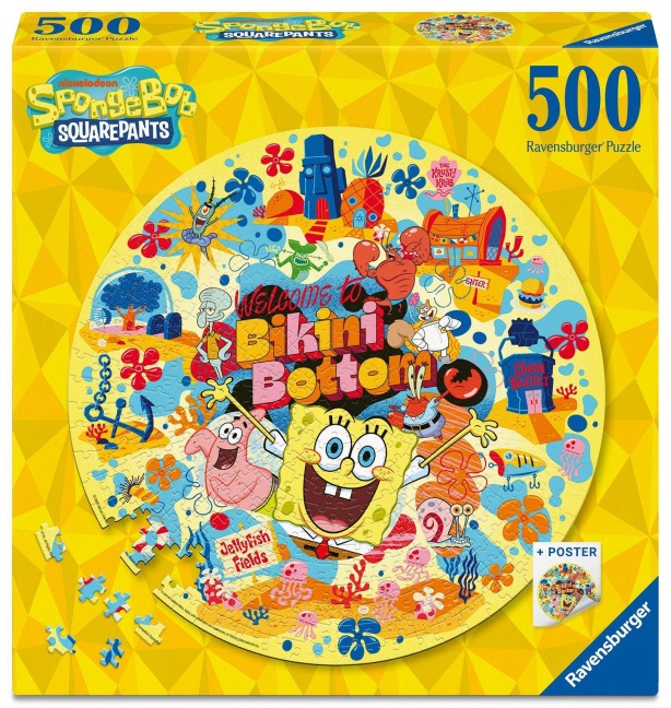 Erwachsenenpuzzle 500 Teile - SpongeBob Schwammkopf - Spongebob - 