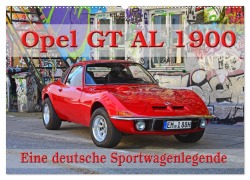 Opel GT 1900 AL Eine deutsche Sportwagenlegende (Wandkalender 2025 DIN A2 quer), CALVENDO Monatskalender - Ingo Laue