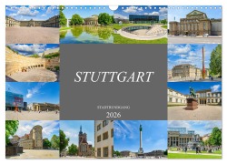 Cover-Bild zum Titel 'Stuttgart Stadtrundgang (Wandkalender 2026 DIN A3 quer), CALVENDO Monatskalender' von 'Dirk Meutzner'