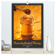 Cover-Bild zum Titel 'Naturheilmittel Honig - Kalender & Terminplaner (hochwertiger Premium Wandkalender 2026 DIN A2 hoch), Kunstdruck in Hochglanz' von 'Md Publishing'