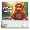 Ginger - Samtpfotiger Abenteurer (hochwertiger Premium Wandkalender 2025 DIN A2 quer), Kunstdruck in Hochglanz - Liselotte Brunner-Klaus