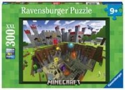 Cover-Bild zum Titel 'Kinderpuzzle 300 XXL Teile - Minecraft Cutaway' von ''