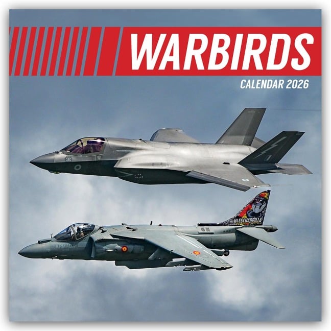 Warbirds - Kampfflugzeuge 2026 - 16-Monatskalender - Gifted Stationery Co. Ltd