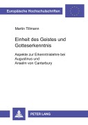 Cover-Bild zum Titel 'Einheit des Geistes und Gotteserkenntnis' von 'Martin Augustinus Tillmann'