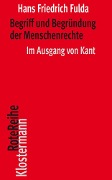 Cover-Bild zum Titel 'Begriff und Begründung der Menschenrechte' von 'Hans Friedrich Fulda'