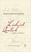 Cover-Bild zum Titel 'Liebe ist Quatsch' von 'Hans Henny Jahnn'
