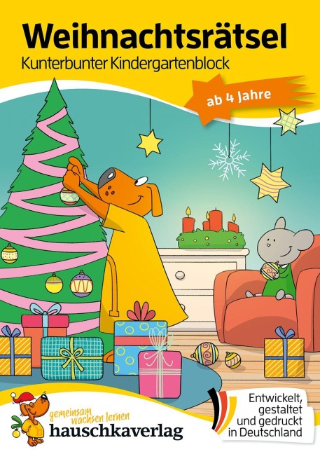 Weihnachtsrätsel - Kunterbunter Kindergartenblock ab 4 Jahre - Ulrike Maier