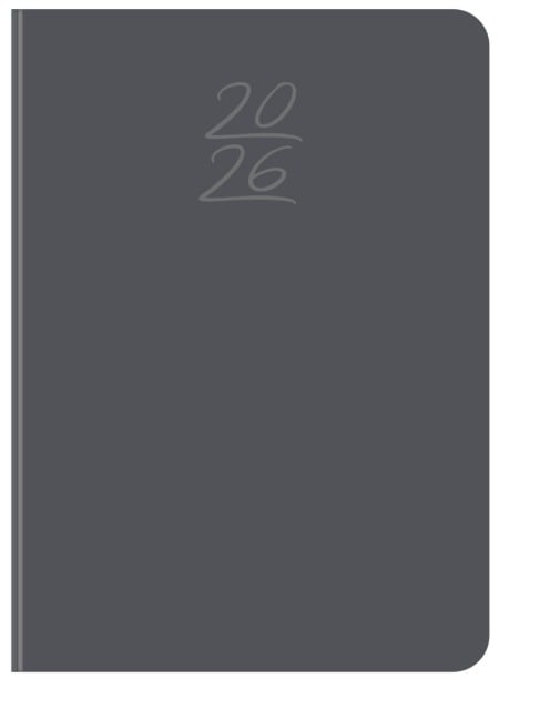 Wochentimer Colour anthrazit 2026 - 