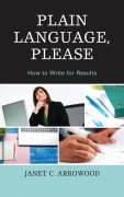 Cover-Bild zum Titel 'Plain Language, Please' von 'Janet C. Arrowood'