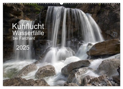 Kuhflucht Wasserfälle bei Farchant (Wandkalender 2025 DIN A2 quer), CALVENDO Monatskalender - Andreas Müller