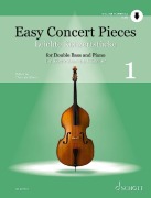 Cover-Bild zum Titel 'Leichte Konzertstücke Band 1. Kontrabass und Klavier.' von ''