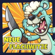 Cover-Bild zum Titel 'Neue Flachwitze' von 'der Spassdigga, der Spassdigga'