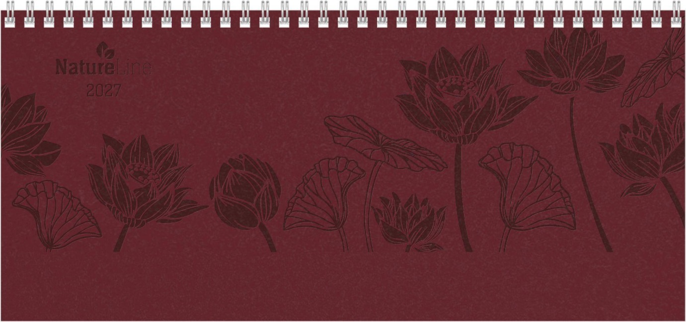 Tisch-Querkalender Nature Line Flower 2027 - 