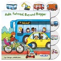 Cover-Bild zum Titel 'Auto, Fahrrad, Bus und Bagger' von ''