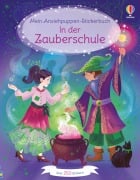 Cover-Bild zum Titel 'Mein Anziehpuppen-Stickerbuch: In der Zauberschule' von 'Fiona Watt'