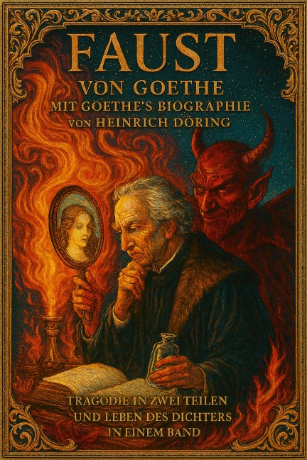 Faust von Goethe mit Goethe's Biographie von Heinrich Döring - Johann Wolfgang von Goethe, Heinrich Döring