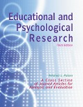 Cover-Bild zum Titel 'Educational and Psychological Research' von 'Mildred Patten'