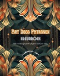Cover-Bild zum Titel 'Art Deco patronen Kleurboek Unieke ontwerpen geïnspireerd op de glamour van de jaren twintig' von 'Harmony Art'
