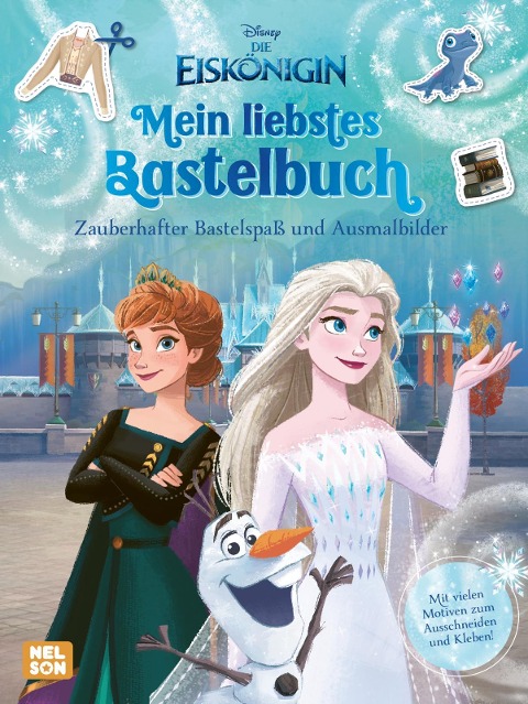 Disney Die Eiskönigin: Mein liebstes Bastelbuch - Zauberhafter Bastelspaß und Ausmalbilder - 
