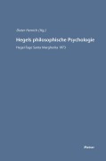 Cover-Bild zum Titel 'Hegels philosophische Psychologie' von ''