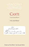 Cover-Bild zum Titel 'I canti' von 'Giacomo Leopardi'