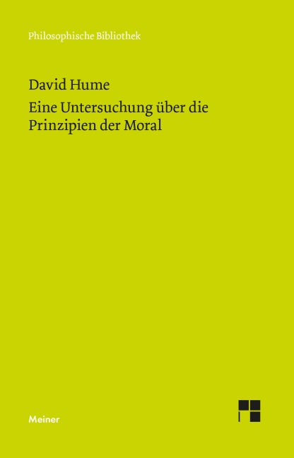Untersuchung über die Prinzipien der Moral - David Hume